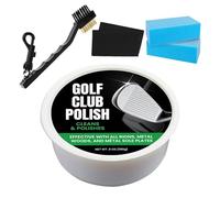 Pulidor de palos de golf, pasta de limpieza para palos de golf, bálsamo limpiador de ranuras de palos de golf, removedor de arañazos sin olor, kits de herramientas de golf para todos los hierros de