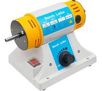 Pulidor de Rocas, Mesa pulidora con accesorios, de joyas for pulir piedras preciosas, madera y ámbar