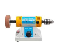 Pulidor de Rocas, Pulidora de banco con accesorios, pulidora multifunción, joyas(Grinding wheel+chuck)