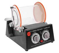 Pulidor de Rocas, Pulidora de banco for joyería KT-2000 5 kg, kit pulidora joyas con velocidad ajustable 1 a velocidades