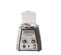 Pulidor de Rocas, Pulidora de joyas con vaso magnético, pulidora 4 velocidades, control tiempo y acabado diamantes tapa tazón(Kt100)