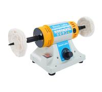 Pulidor de Rocas, Pulidora de velocidad ajustable, lijadora y pulidora sobremesa 320 W, herramienta bricolaje for lijar pulir