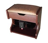 Pulidor de zapatos eléctrico de inducción automática para zapatos, máquina de pulido mecánico e iluminador, cepillo eléctrico para zapatos con caja de almacenamiento para cepillos de zapatos Fami