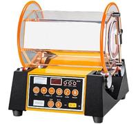 Pulidor eléctrico de vaso de roca, capacidad de 2 kg, pantalla digital, velocidad y tiempo ajustables para pulir piedras preciosas, oro, plata y jade