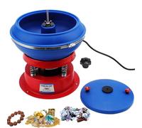 Pulidor eléctrico vibratorio de vaso, kit profesional de vaso de roca para joyas, rocas, monedas y piezas de metal