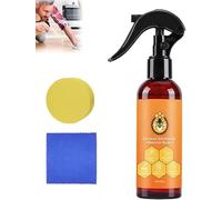 Pulidor y limpiador de cera de abeja natural Pure Natural 2025, se utiliza para cuidar madera, cuero y muebles, polvo de grasa, polvo y suciedad (1)