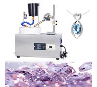 Pulidora Angular de Joyas de 180W,3000Rpm,MáQuina Facetadora de Piedras Preciosas,Precision Jewelry Stone Polishing Machine,Ajuste de áNgulo Preciso de 90°,para Gemas y Cristales de Varios TamañOs