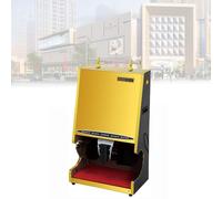 Pulidora automática de zapatos, 100 W, limpieza manos libres con taza de aceite, perfecta para hoteles, hogares y centros comerciales