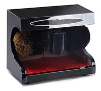 Pulidora automática de zapatos con cepillos duales, bajo nivel de ruido, fácil mantenimiento para el hogar, hoteles, bancos y uso comercial