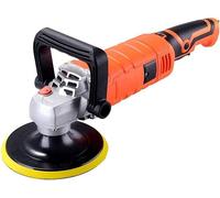 Pulidora con 7 velocidades variables Ideal for lijado de automóviles Pulido Encerado Pulidora de automóviles de 220 V Amoladora de 1580 W Velocidad ajustable