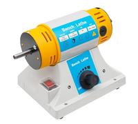 Pulidora de banco multifunción de 320 W, pulidora de sobremesa, pulidora de joyas for ámbar y metal.(Single)