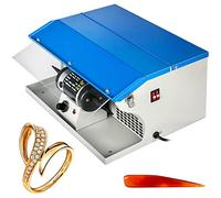 Pulidora de Banco Pulidora de Torno de Banco Máquina Pulidora de Ruedas de Tela de Escritorio de 200 W, Máquina Rectificadora de Joyas de Velocidad Ajustable de 8000 RPM para Procesamiento de Joy