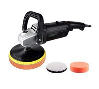 Pulidora de búfer 1200W Pulidora de automóvil rotativa Orbital aleatorio 3000RPM Máquina de pulido de automóvil con lijadora de búfer de velocidad variable Herramienta de lijado para detalles de auto