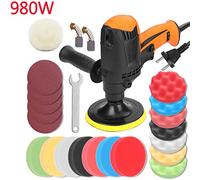 Pulidora de búfer de coche 1580W Pulidor Coche ajustable Coche Pulidor eléctrico Máquina de encerado Máquina de encerado Muebles automáticos Herramienta de pulido Máquina de molienda para el pulido y