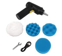 Pulidora de búfer inalámbrica, recargable por USB, 3 velocidades, máquina pulidora eléctrica portátil ajustable para encerar, pulir automóviles, artículos de cuero, pisos,