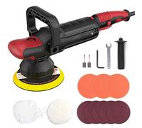 Pulidora de cera para coche de 1200 W, 1200 W, 6 velocidades variables, 600-4000 rpm, mango en forma de U, perfecto para pulir y encerar coches de barcos