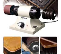 Pulidora de cuero de 350 W, pulidora de cuero, pulidora de bordes de cuero para bricolaje, pulidora, máquina pulidora, velocidad ajustable de 0 a 8000 RPM