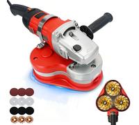 Pulidora de diamante eléctrica mejorada, kit de pulido de concreto para pisos de concreto, granito y epoxi, diámetro de pulido de 8" y ajuste de 6 velocidades.(Standard package)