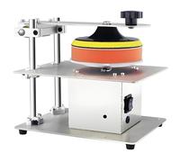 Pulidora de disco semiautomática, equipo de limpieza de reparación de CD y DVD de 200 W, 7 velocidades ajustables, afilador de bordes, herramienta de pulido multifuncional para madera, metal, piedra