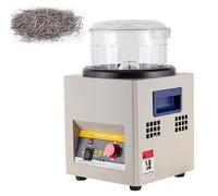 Pulidora de joyas, 2000 rpm, máquina pulidora giratoria de doble dirección con agujas de pulido de 500 g para joyería y estudio