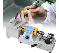Pulidora de joyas, amoladora eléctrica, máquina de torno de banco multifuncional para cortar piedras preciosas, herramientas de joyería para tallar y perforar, ideal para proyectos de jade y gemas