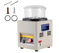 Pulidora de joyas con vaso magnético y agujas de pulido de 500 g - Máquina de acabado de 2000 RPM para joyerías, estudios - Máquina pulidora de joyas profesional para uso individual