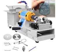 Pulidora de Joyas de Bricolaje: Máquina de Facetado y Pulido de Piedras Preciosas, Alta Velocidad 800-10000 Rpm, Amoladora Plana Para Cortar, Taladrar, Grabar y Esmerilar