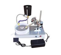 Pulidora de joyas, Máquina de pulir gemas 120W Máquina de facetado de jade de joyería pequeña Máquina de pulir y pulir con pantalla digital(Ordinary)