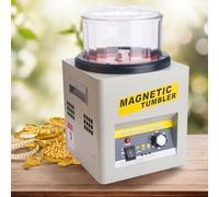Pulidora de joyas, vaso magnético portátil de 600 g, 2000 rpm, máquina pulidora multifuncional de bajo ruido para oro, plata, cobre, acero inoxidable