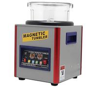 Pulidora de joyería magnética, pulidora de Banco, máquina pulidora, pulidora de joyería de 2800 RPM con Pantalla Digital Acabado de Vaso magnético Máquina pulidora de Pulido de súper Acabado 800 g