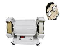 Pulidora de lentes, máquina pulidora de doble rueda, velocidad de 3000 r/min, bajo ruido y vibración, combinación de rueda de tela/lana para tiendas ópticas y centros de cuidado de la visión