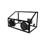 Pulidora De Mesa Eléctrica Totalmente Cerrada, Caja De Polvo Transparente Con Cubierta Acrílica, Luz LED Y Ventilador De Velocidad Ajustable, Para La Máquina De Pulir(3mm)