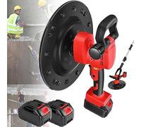 Pulidora de pared inalámbrica, velocidad ajustable de 1680 W para superficies de mortero, ideal para construcción y enlucido de paredes