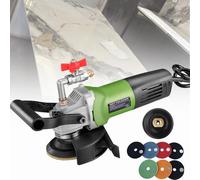Pulidora de piedra portátil con inyección de agua de 800 W, pulidora húmeda eléctrica, 6 velocidades, herramienta profesional para mármol y granito. Type3