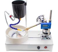 Pulidora de piedras preciosas, pulidora de 120 W con pantalla digital, pulidora de joyas de 2800 RPM para cortar, grabar, taladrar y moler