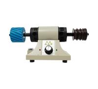 Pulidora de piel de 350 W, 0-8000 rpm, pulidora de piel, para piel curtida vegetal, 8000 rpm, amoladora ajustable de palisandro y motor de pulido, herramienta de procesamiento de cuero DIY