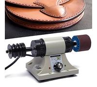 Pulidora de piel eléctrica, pulidora de piel, pulidora de cantos, herramienta para productos de cuero curtidos vegetales, 8000 rpm, 350 W