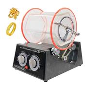 Pulidora De Tambor Rotatorio, Máquina De Acabado De Joyas De 5 Kg Con Diseño De Cierre Hermético Antifugas, Tiempo Y Velocidad Ajustables, Tambor De Pulido Duradero Y Eficiente, Para Pulir Joyas