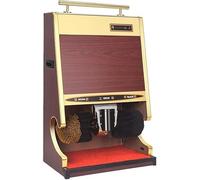 Pulidora de Zapatos Eléctrica, Limpiabotas, Máquina pulidora de zapatos por inducción automática, Máquina pulidora de zapatos eléctrica con cepillo combinado doble for autobús familiar, tren, estación