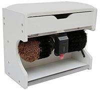 Pulidora de Zapatos Eléctrica, Pulidor de zapatos, Sensor automático Máquina pulidora de zapatos Cepillo eléctrico for zapatos Cepillo de combinación doble Oficina en casa Vestíbulo del banco del hote