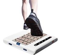 Pulidora de zapatos sin agua activada por sensor, máquina de limpieza de suela de zapatos, limpieza rápida en 5 segundos, 500 rpm, succión de 1000 Pa para entradas de hoteles y centros minoristas
