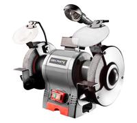 Pulidora Doble Bloque de Lijado Amoladora de Banco Lijadora Combinada+Luz