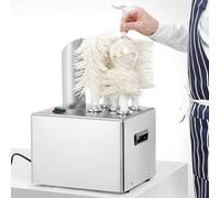 Pulidora eléctrica automática de copas de vino con múltiples cepillos para uso comercial