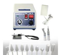 Pulidora eléctrica de 65 W, micromotor de laboratorio, pieza de mano, pulidora de laboratorio, máquina pulidora multifuncional para joyas, corte, lijado, 35000 rpm/min 24 x 22 x 11 cm