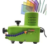 Pulidora eléctrica de borde de vidrio con 8 ruedas de diamante, amoladora de mano, 800 W, 8000 RPM para biselado y pulido