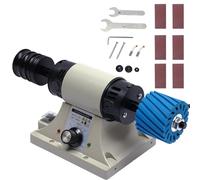 Pulidora eléctrica de cuero, 350 W, bruñidora de bordes, amoladora, pulidora, 8000 rpm, for zapatos, bolsos, carteras y cinturones.