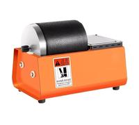 Pulidora eléctrica de rocas de un solo tambor for cuentas de roca, piedras, joyas de oro y plata, jade y metal, pequeña máquina pulidora.