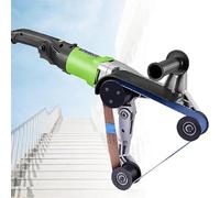 Pulidora eléctrica de tubos, lijadora de tubos de acero inoxidable de 800 W, ideal para tubos de codo y redondos, pulidora de banda eficaz para acabado de metal