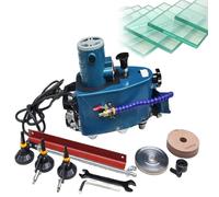 Pulidora Eléctrica Portátil De Bordes De Vidrio 800W, Pequeña Máquina para Pulir Bordes De Vidrio para Bricolaje, Vidrios Rectos, Redondos