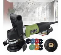 Pulidora húmeda eléctrica de 800 W, molino de agua portátil de 6 velocidades con velocidad variable, herramienta profesional para pulir mármol y granito. Type3